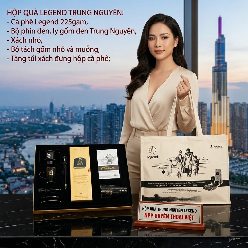 Hộp quà cafe Legend Trung Nguyên